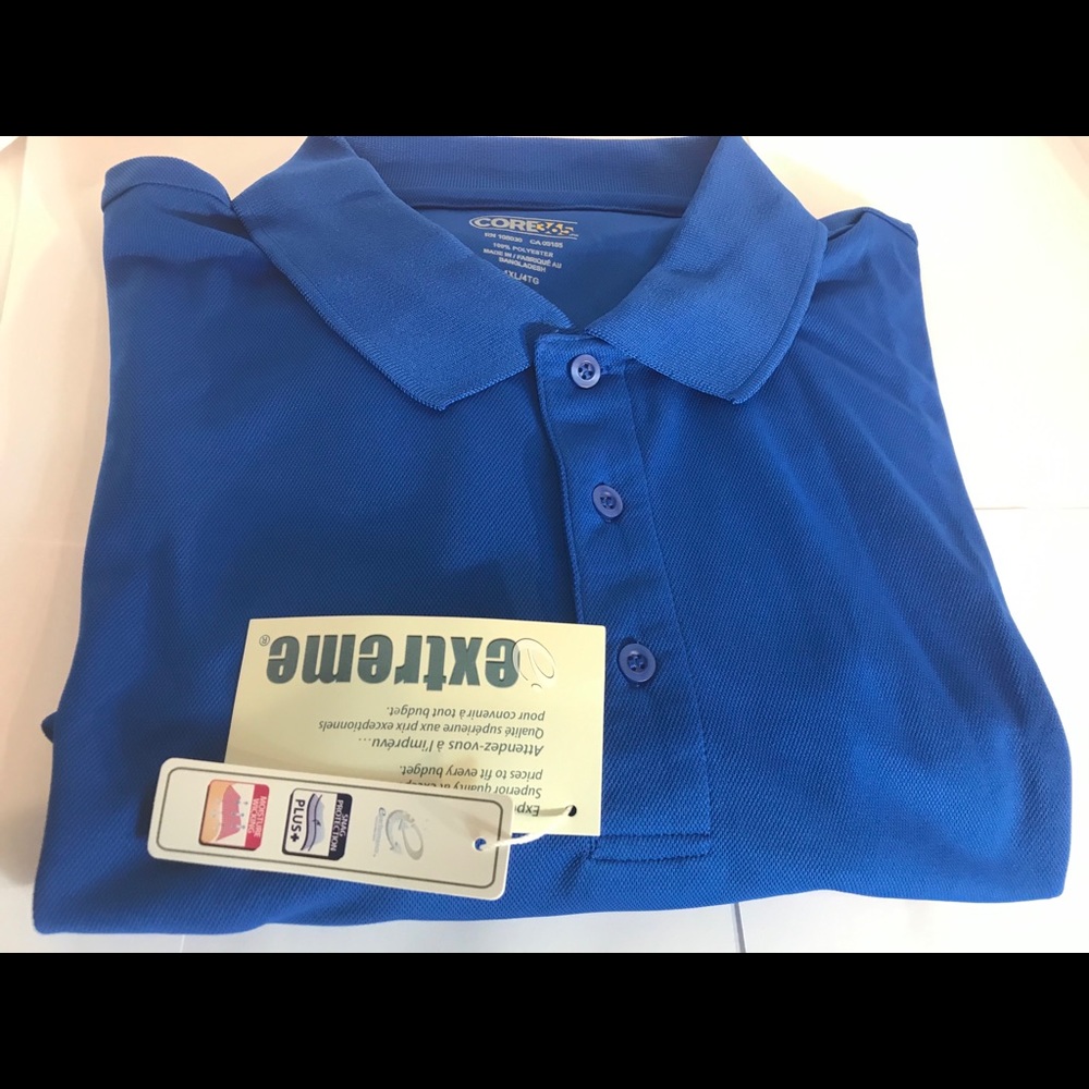 Shirt for men’s tall color true royal size 4XLT